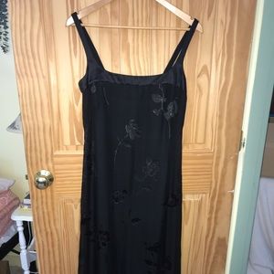 Phoebe Couture Long Black Dress Size 8